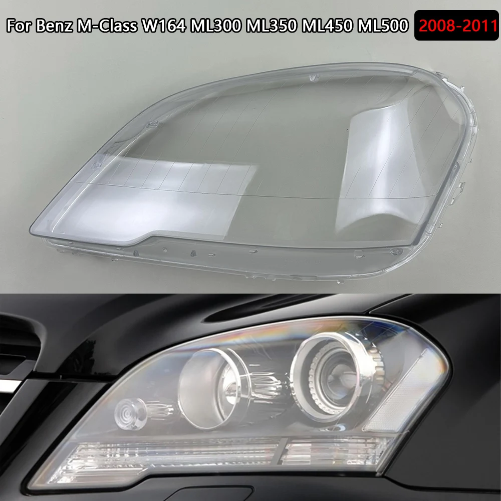 

Car Headlight Headlamp For Mercedes-Benz M-Class W164 ML300 ML350 ML450 ML500 2008-2011 Clear Lens Auto Shell Cover