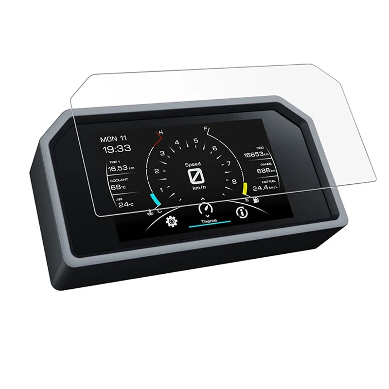 لياماها TMAX 560 TMAX560 2022 2023 دراجة نارية خدش العنقودية حماية أداة فيلم الملحقات شاشة لوحة القيادة #1