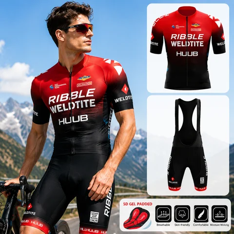 Suit Cycling Men's Anti-UV 2026 New Cycling Set Cycling Jersey Set Summer Anti-UV MTB Men's Bike Set Bicycle Suit Pro Team Racing Uniform Cycling Clothes