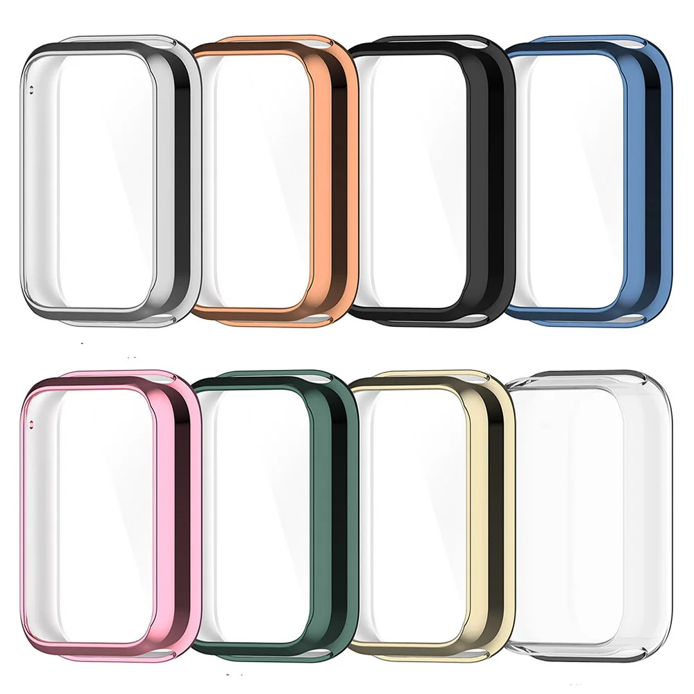 Electroplated TPU Protective Case For Xiaomi Mi Band 8 Pro Full Screen Protector Shell Cover Bumper