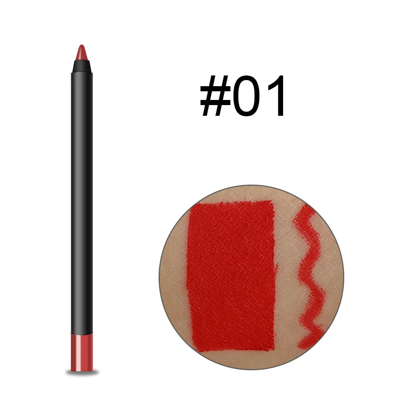 Piankowy konturówka do ust Gładka Łatwa w aplikacji Wysoka pigmentacja Długotrwała Komfortowe narzędzie do makijażu ust