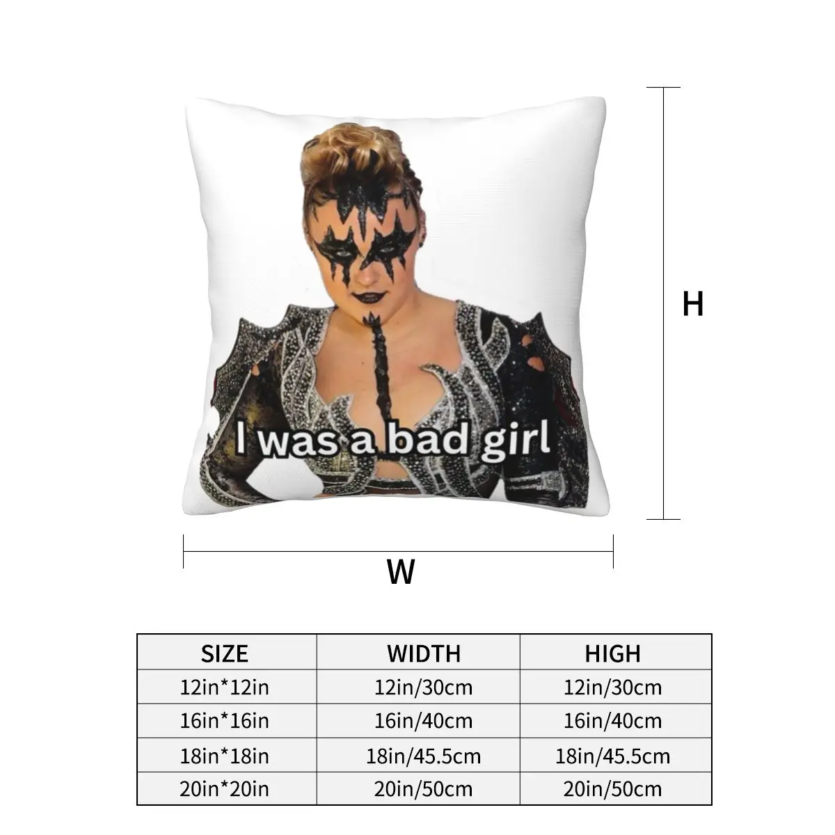 JoJo Siwa Bootleg Singer Karma Album Square Pillowcase Pillow Cover Cushion Decor Comfort Throw Pillow for Home Bedroom