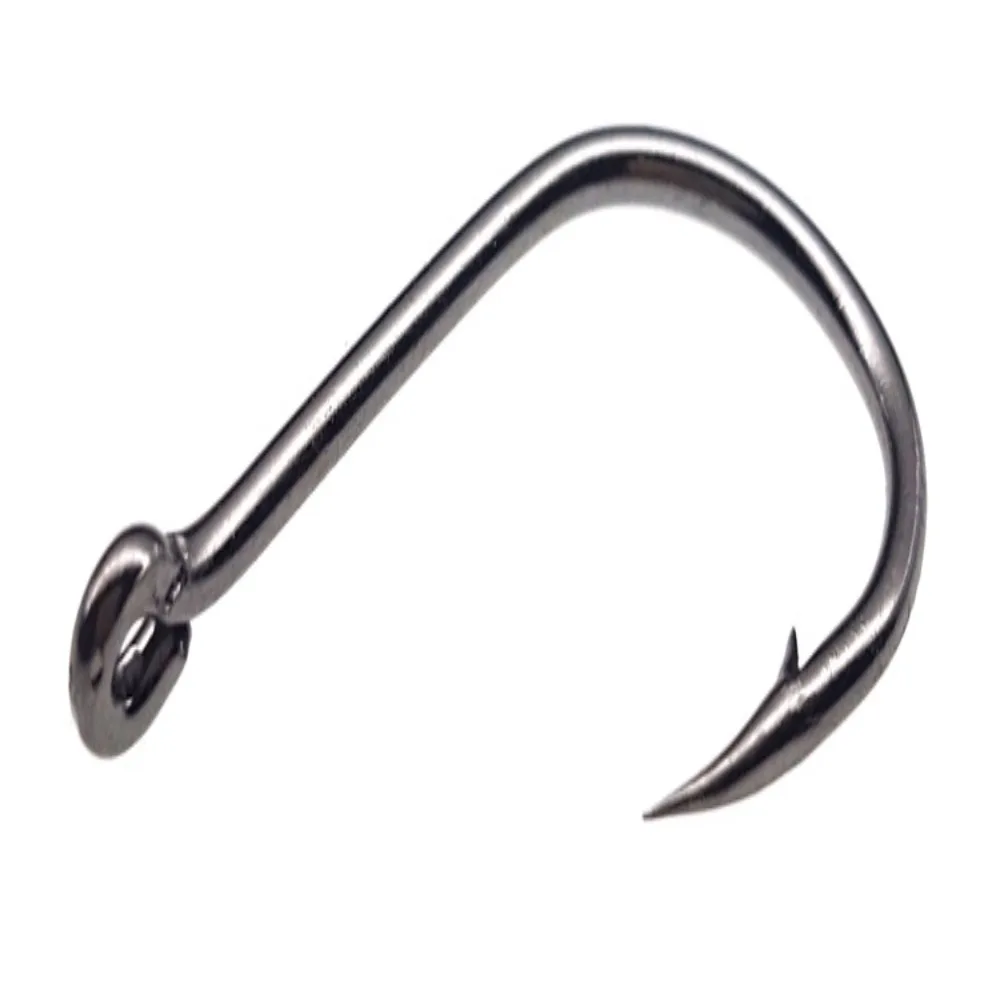 

100PCS #3-#12 Fishhook Barbed Hooks Silver Black Gold High Carbon Steel Freshwater Fishing Hooks Sharp Jigging Carp Fishhooks