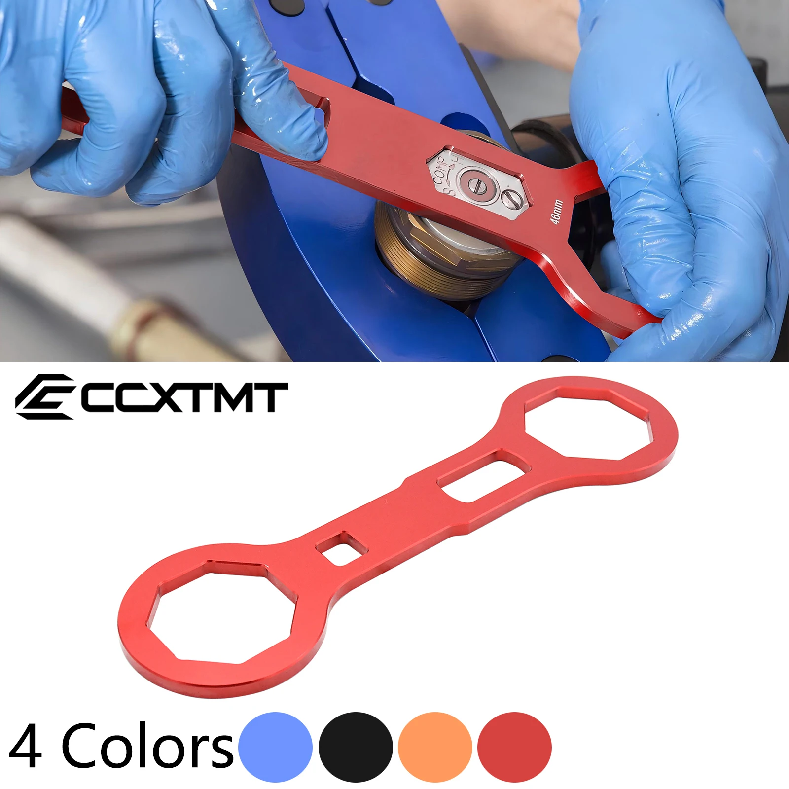 Motorcycle Fork Cap Wrench Tool Front Shock Absorber Remove Wrenchs 46mm-50mm For KTM Honda Yamaha WR 250F 250R 250X YZ450F 426F