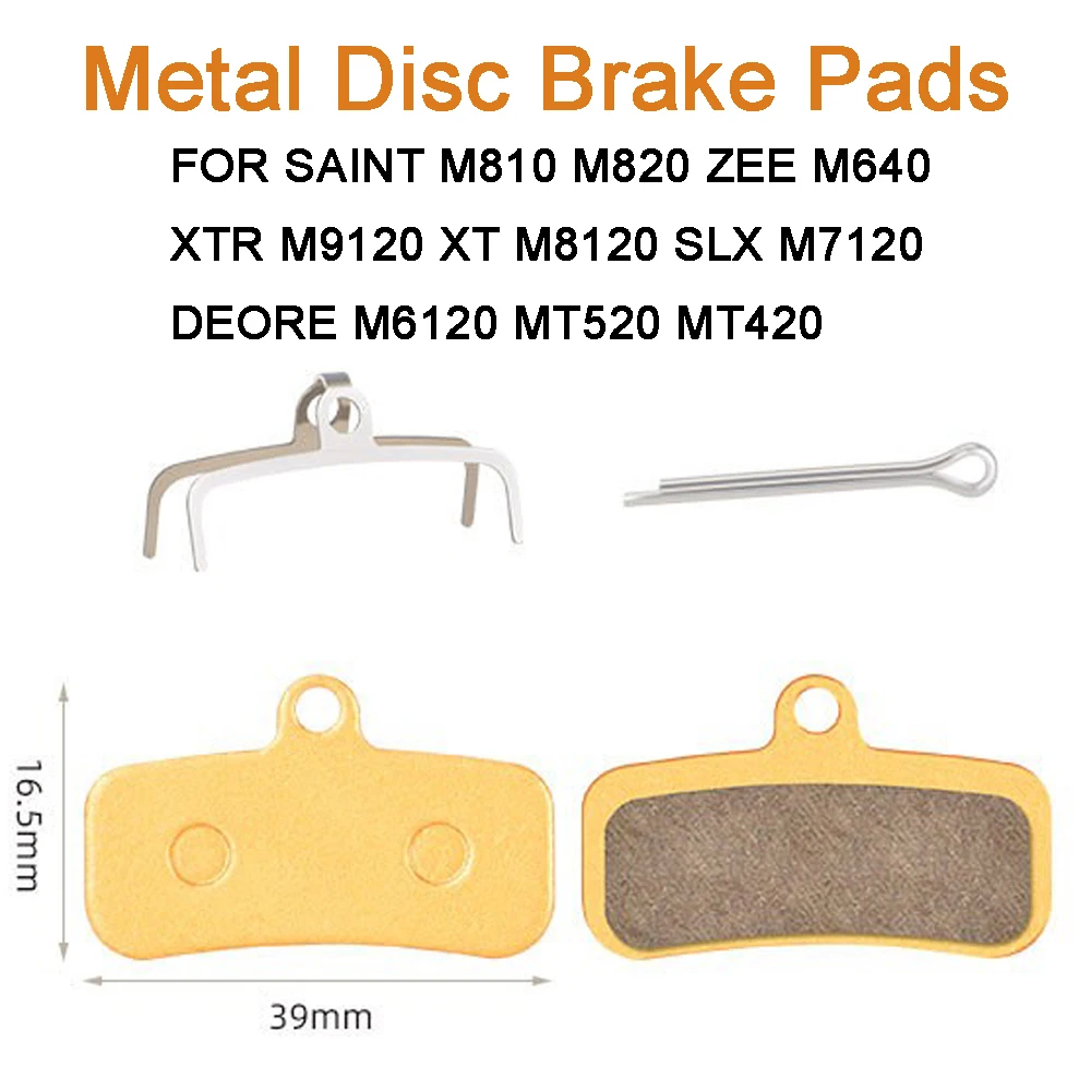 Bicycle Resin Metal Metallic ICE-TECH Disc Brake Pads For M8020 M6120 MT520 MT420 Saint M810 M820 ZEE M640 Brake Pads