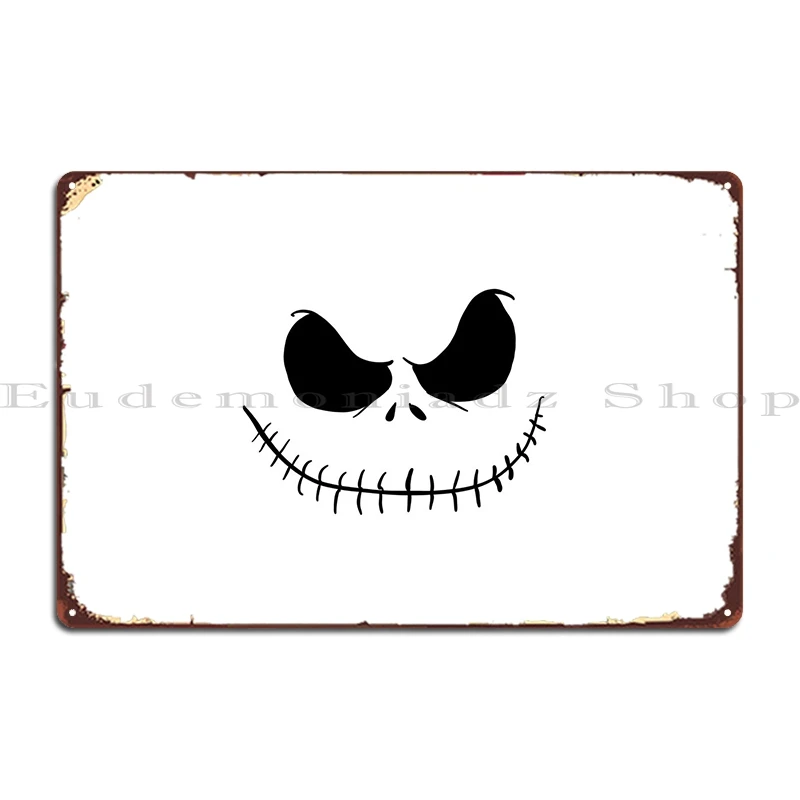 Scare Face Metal Plaque Poster Cinema Design Printed Kitchen Customize Tin Sign Poster