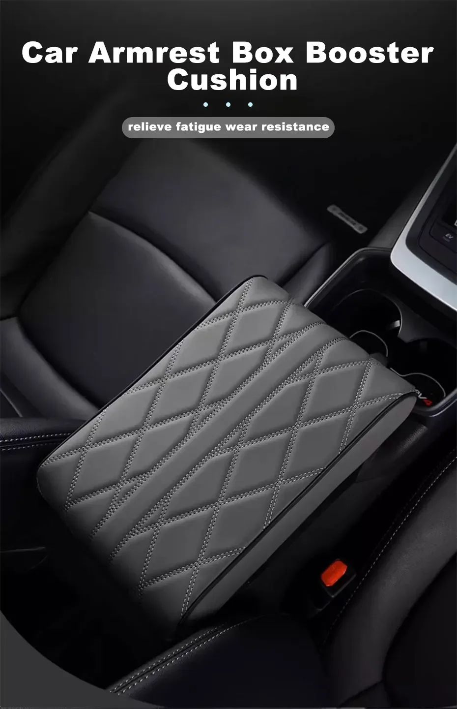 Auto Armlehne Pad Organizer Tasche Verdicken Memory Foam Anti Scratch Pads Center Konsole Auto Ellenbogen Rest Lagerung Tasche Waren – Detail 12