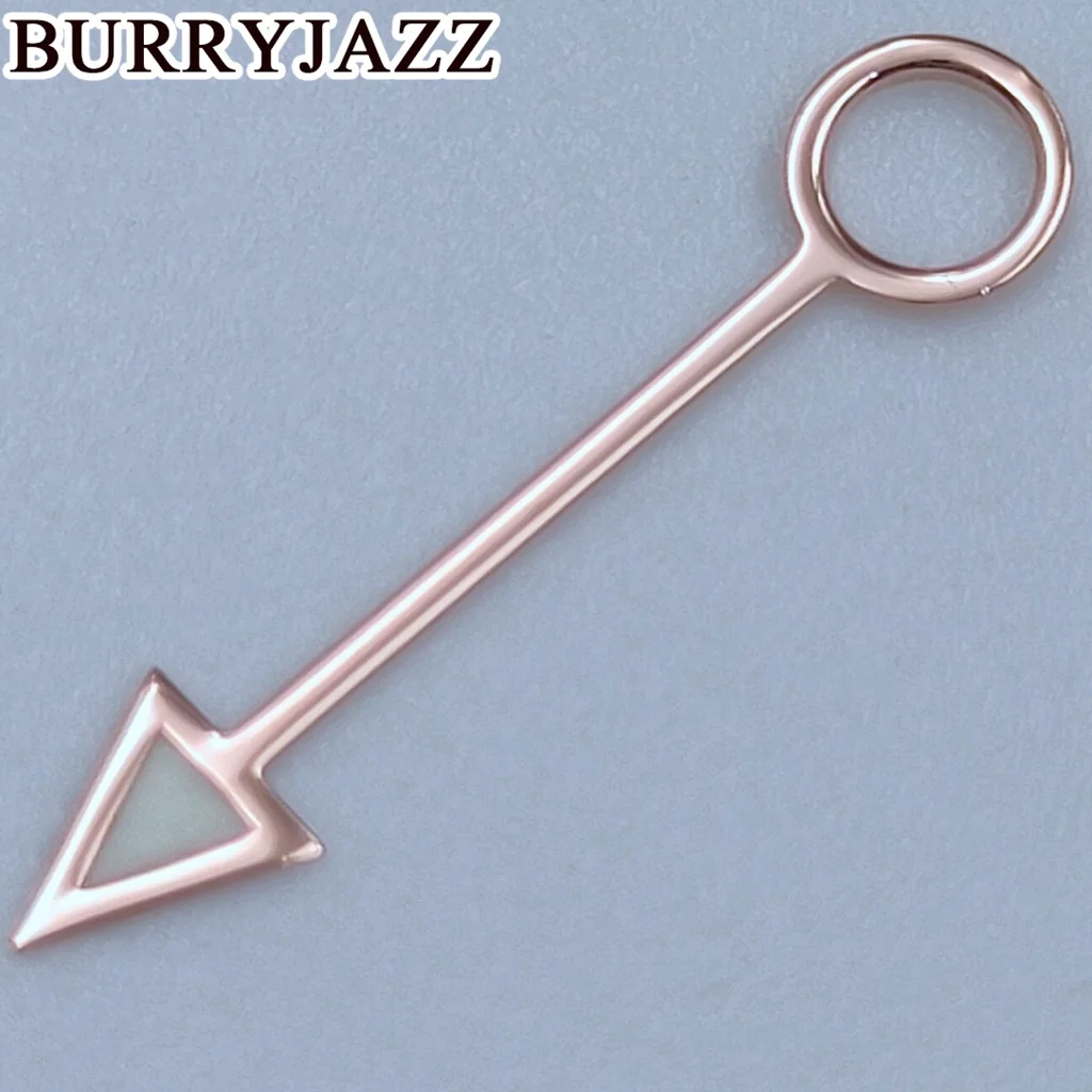Burry jazz Silber Gold Roségold Schwarz Blau Grün Lila Braun Uhrzeiger Leuchtende Zeiger passen nh34 gmt Bewegungen – Detail 13