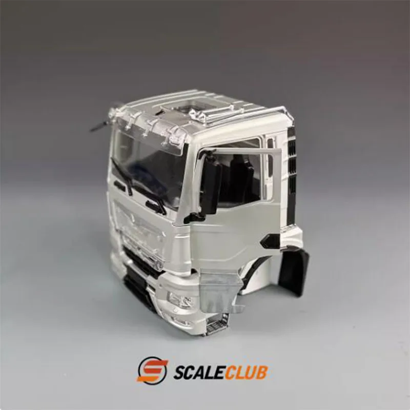 Scaleclub Model 1/14 For MAN TGS Open door full metal CNC Upgrade Car Shell Driver's Building Front Cabinet Car Parts