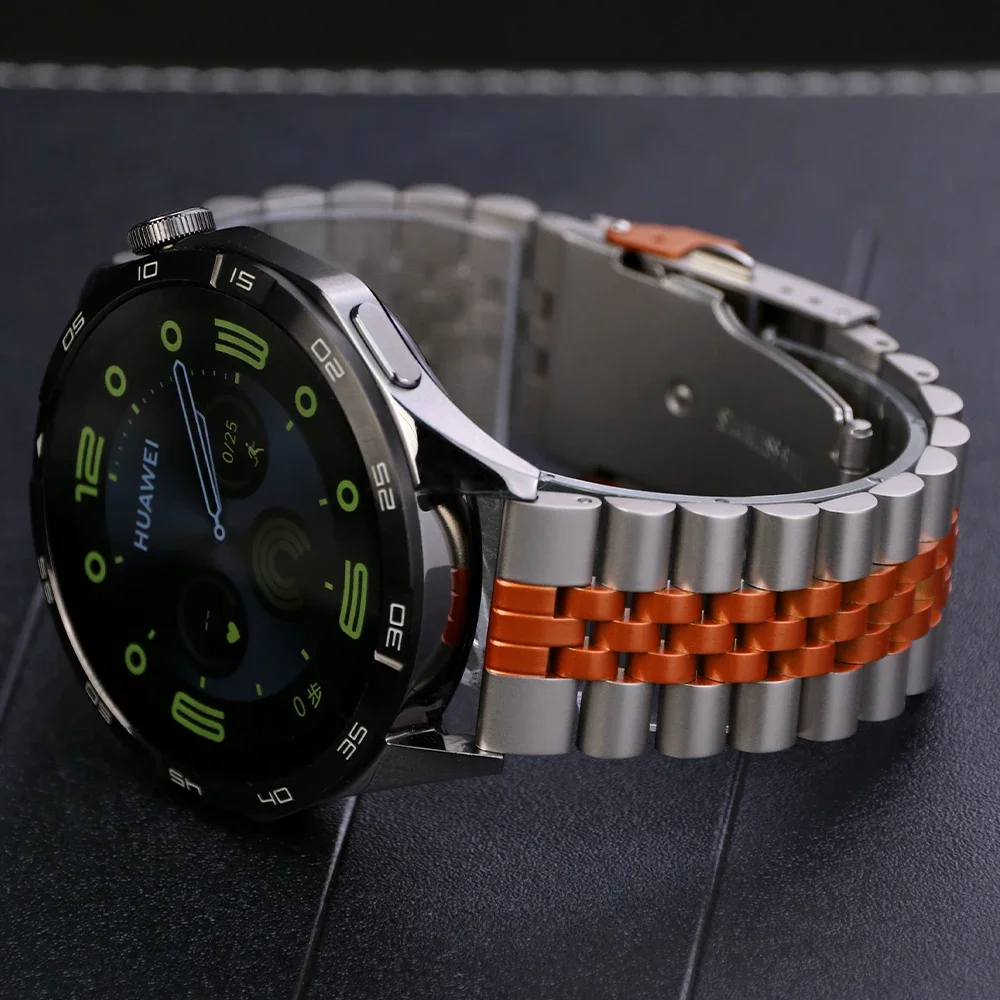 Cinturino da uomo in acciaio inossidabile da 22 mm per CMF By Nothing Watch Pro 3 2 1 Bracciale per Huawei Watch 5 /Amazfit Balance 2/Xiaomi S4 Band