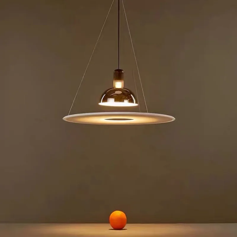 

Denmark Flying Saucer Pendant Lights Scandinavian Restaurant Study Bedroom Lamp Luxury Ufo Home Indoor Decoration Fixture