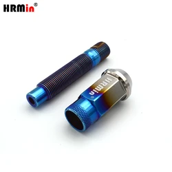 HRMin 10.9 grade Gr.5 titanium 20pcs wheel stud M14*1.25*78mm with 20pcs  wheel nut M14*1.25*48mm for BMW MINI Rolls-royces etc.