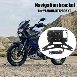 Motorcycle navigation bracket for YAMAHA XT1200Z XT 1200 Z Super Tenere handheld gps navigator usb charger Phone Navigation hold