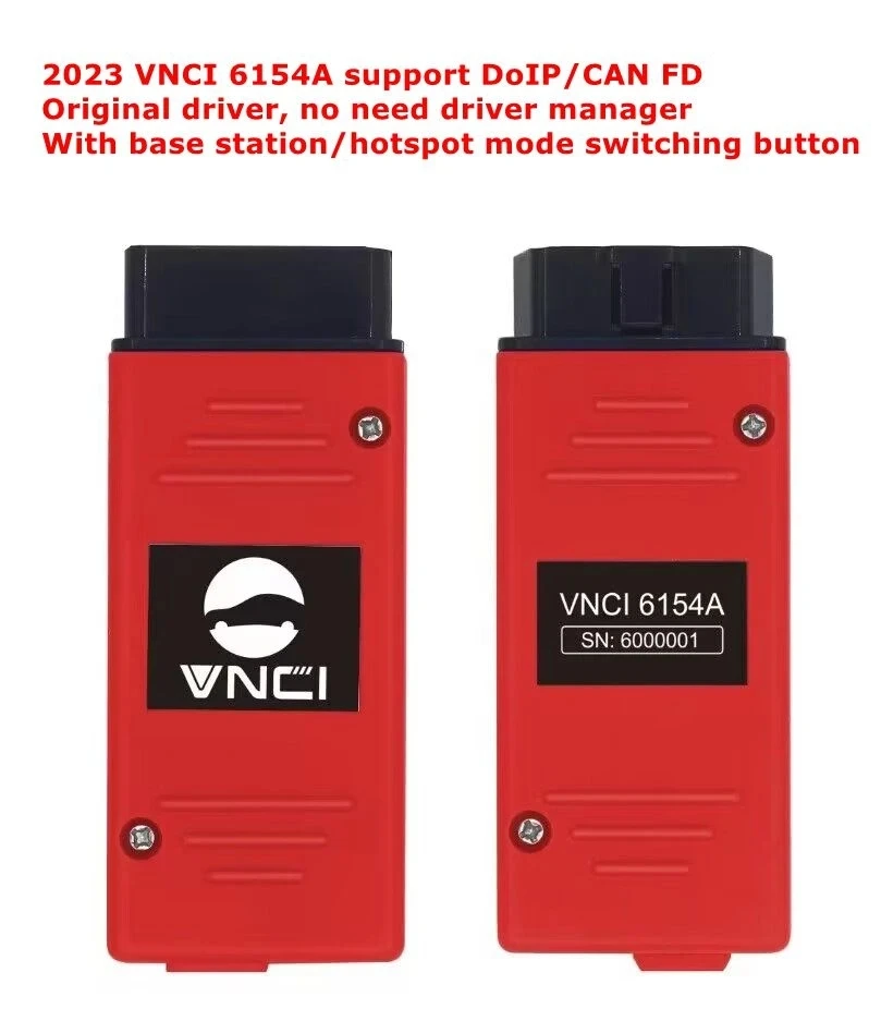 VNCI 6154A CANFD DOIP Protocol Original Driver Cover SVCI 6154 VAS 6154 DOIP All Models and Function OBD2 Automotive Tools