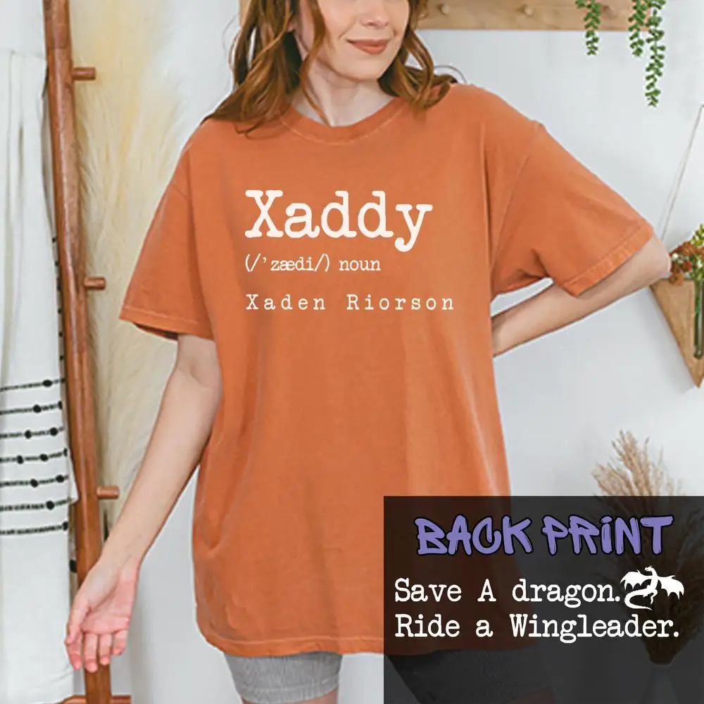 Camiseta feminina de algodão Xaddy Save A Dragon Ride A Wingleader Vintage Camiseta macia Dragon Riders Tee Moda Crop Tops