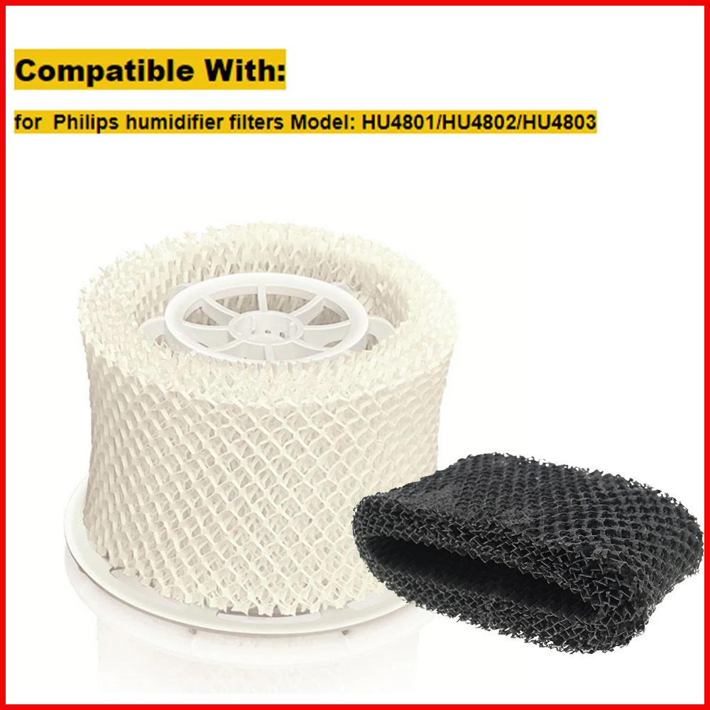 Piezas de humidificador para Philips HU4801/HU4802/HU4803, filtro de bacterias y escala