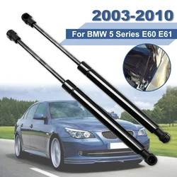Par de puntales de capó para BMW E60 E61 520i 525i 530i 535i 540i 04-10 amortiguadores de capó de motor delantero soportes de elevadores de resorte de Gas