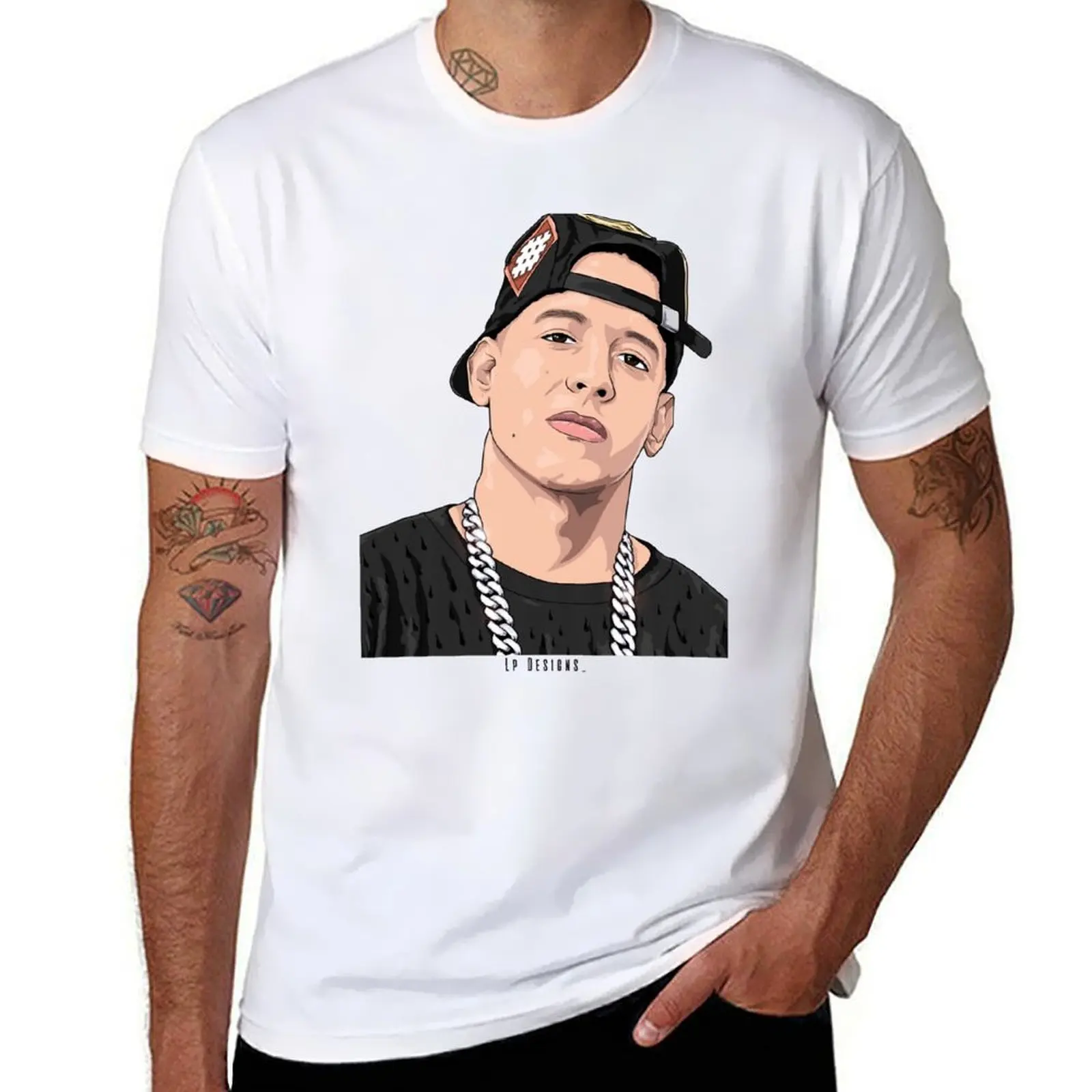 

Daddy Yankee T-Shirt t shirts for man pack cotton black cotton t-shirt plain for man package t shirts for man slim fit T-Shirt