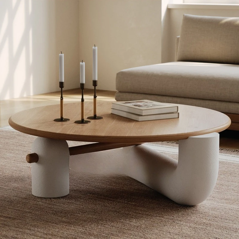 Luxury Japandi Coffee Table Design Portable Hotel Storage Coffee Table Decor Japanese Meubles Maison Living Room Furniture