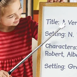 Desain Jari Penunjuk Guru Dapat Ditarik Baja Tahan Karat Teleskopik Tongkat Penunjuk Pengajaran Sekolah Perlengkapan Guru untuk Ruang Kelas 12 tongkat penjualan terbaik dapat ditarik - №