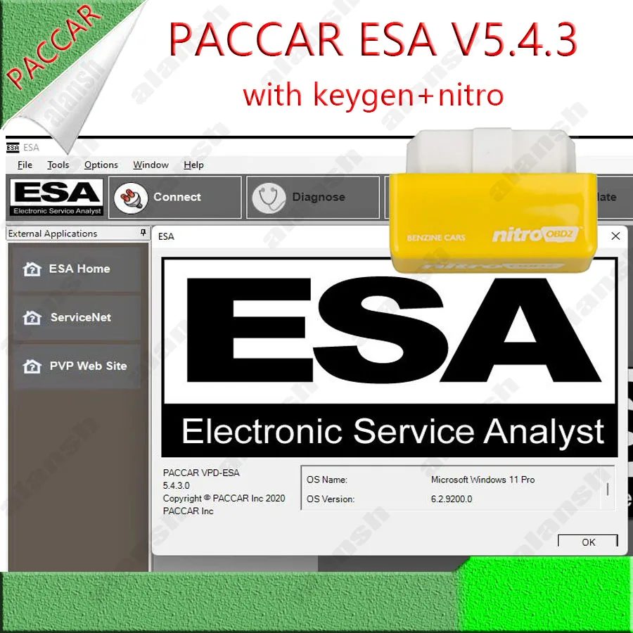 

2021 Paccar ESA 5.4.3 Electronic Service Analyst + Keygen and Nitro