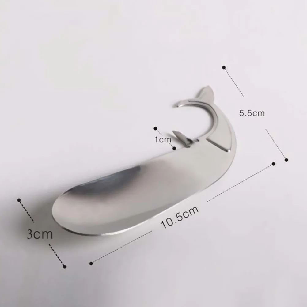 Extracteur de fruits de Passion en acier inoxydable, 2 pièces, conception en forme de baleine, Gadget de cuisine artisanal fin, pas facile à déformer