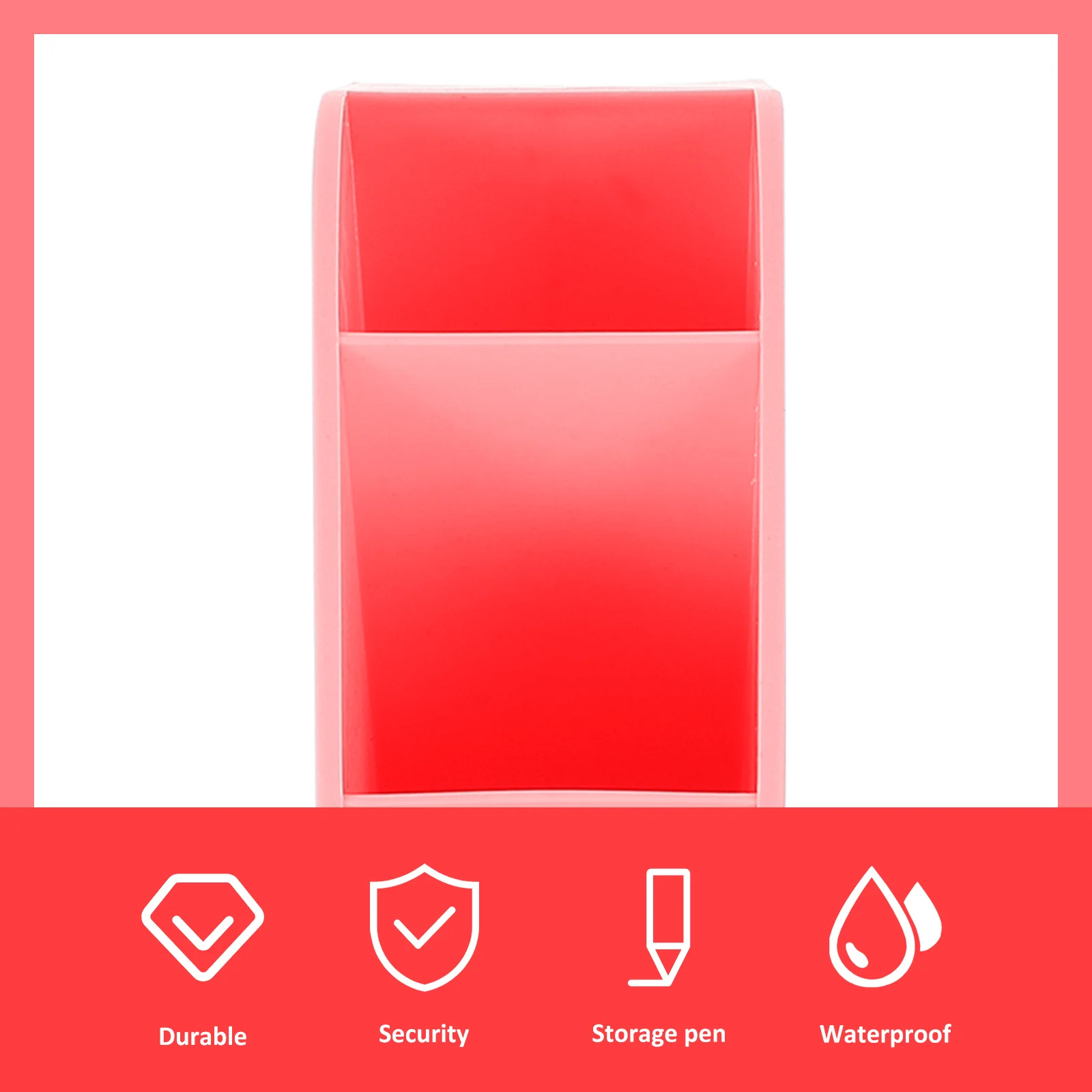 

2Pcs Pen Storage Containers Inclined Desktop Holder Multi-Layer Organizer Stationery Makeup Brush Case Pen Organizer