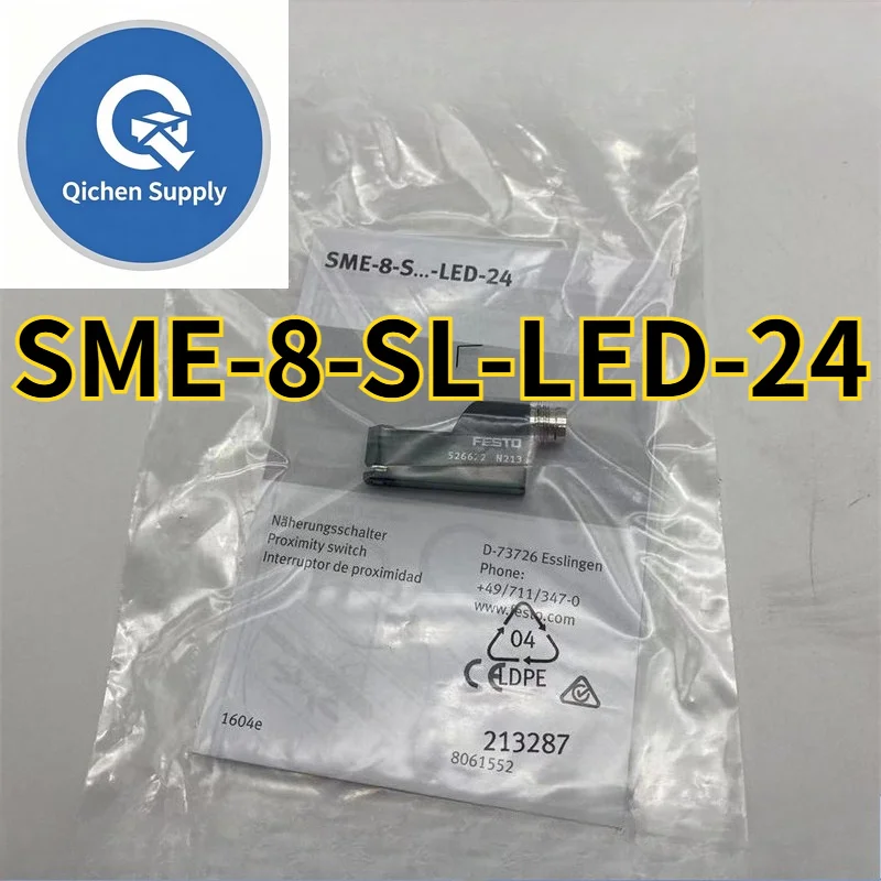1PC SME-8-SL-LED-24 Proximity Switch 526622 Magnetic Reed Switch For Pneumatic Air Cylinder