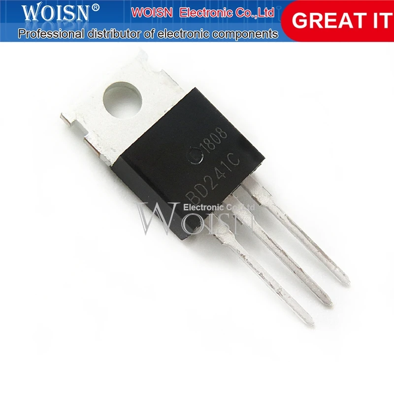 10PCS BD241C BD241 TO-220