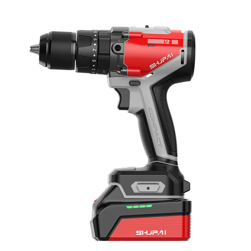 

2024 New Style 120N.m Brushless Three Function Drill Source Factory One Battery One Charge
