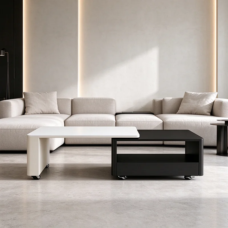 French Modern Coffee Tables Classic Trendy Unique Living Room Coffee Tables High Quality Narrow Mueble Salón Furniture Home