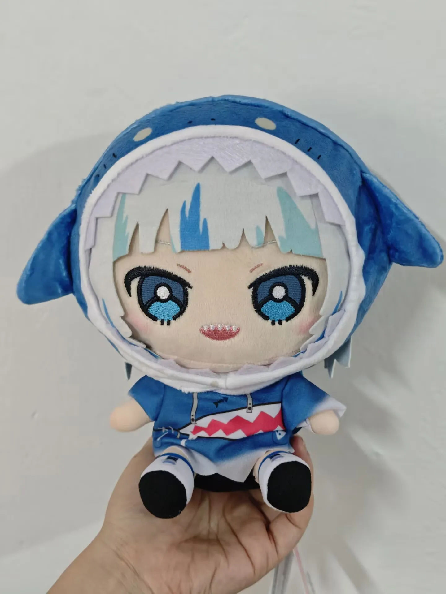 Urocza Japońska Anime Hololive Friends z U Gawr Gura Pluszowa Maskotka Wypchana Lalka Zabawka 21cm Prezent dla Dzieci