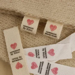 Twhere Fold Labels for Clothes, Personalized Brand Name, Sewing Accessories, SewMachine Labels, Xw5531, 15x50mm, Free Shipping