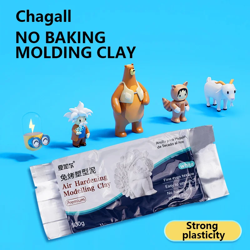 Chagall creative clay graffiti material package art hand creative products Free baking plastic clay stone clay sculpture clay sc