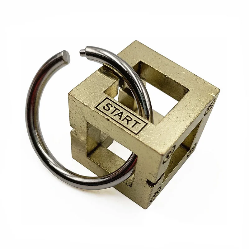 Puzzle Box per adulti Metal IQ Brain Teaser Fidget Toys giocattoli e hobby di decompressione Wit Logica Games