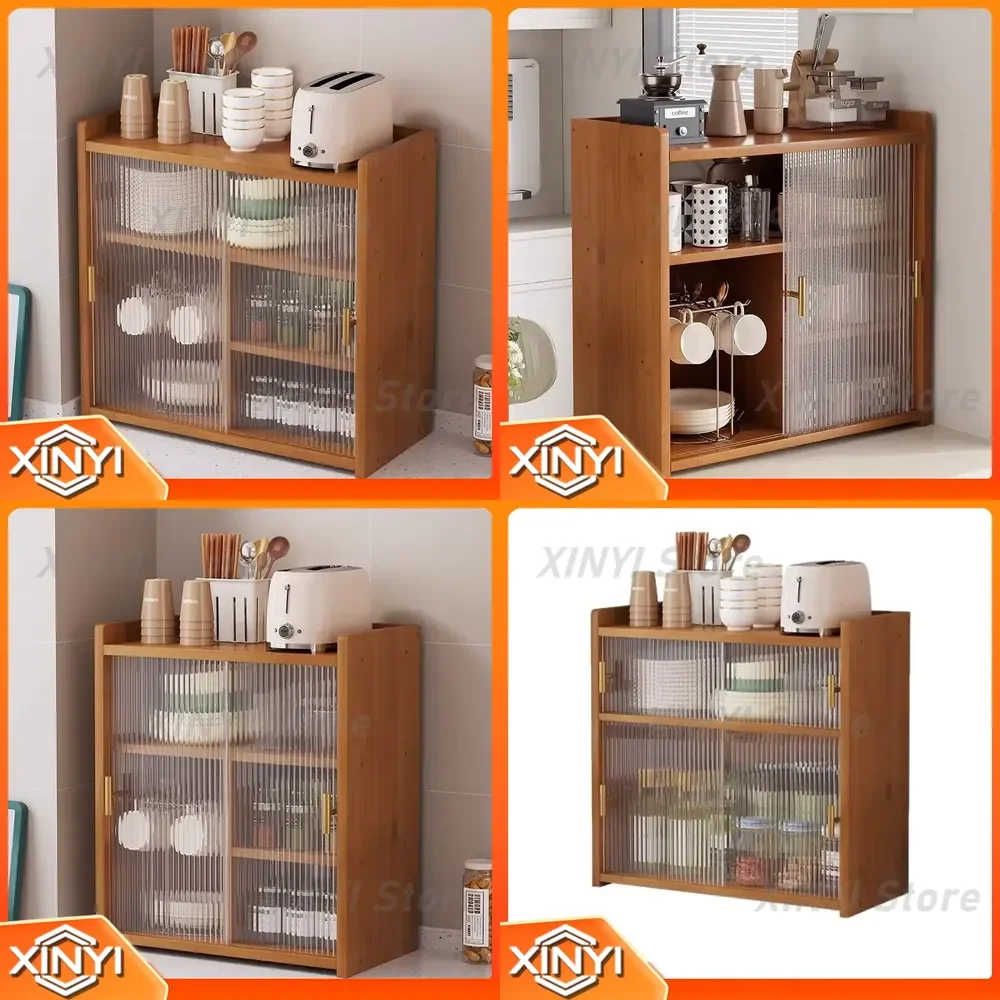 Dust Proof Cup Holder for Tea Set Storage Box Glass Door Display Cabinet Desktop Coffee Cup Holder for Dining Table Kitchen