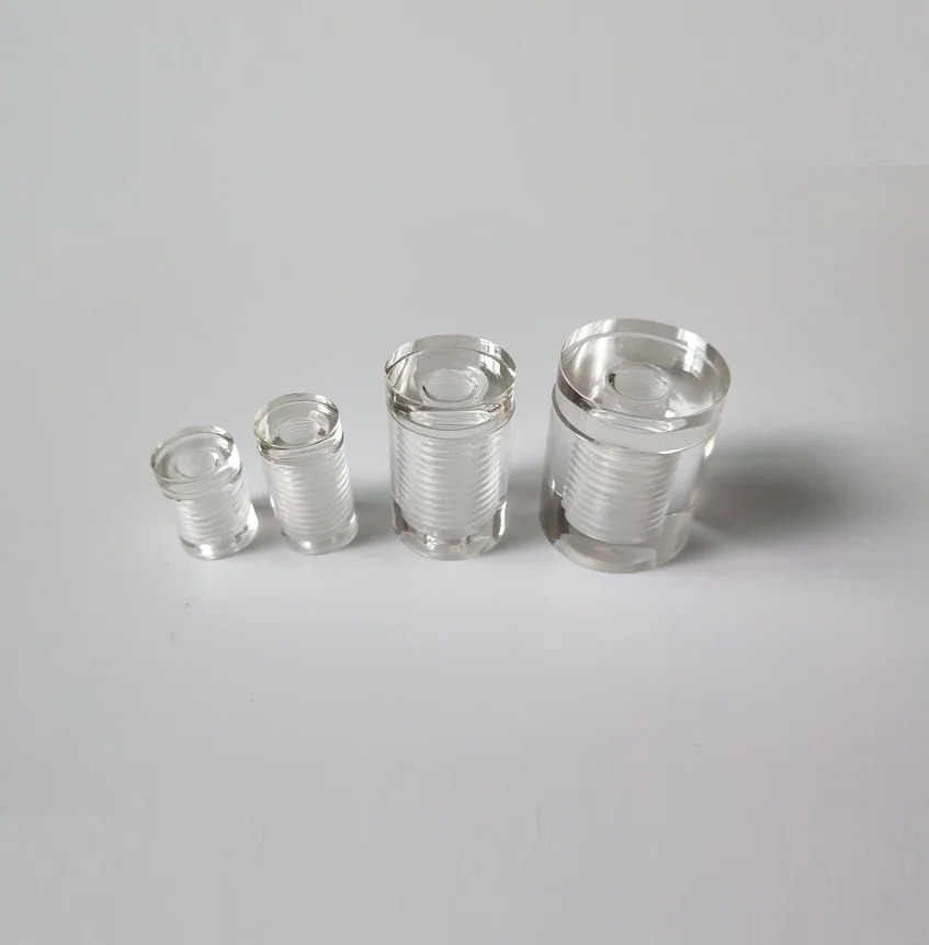 20Pcs Solid Clear Acrylic Wall Sign Barrel Standoff  Spacer