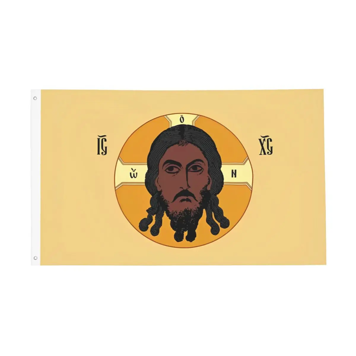 Russia Orthodox Jesus Christ Religion Faith Face Flags Fade Proof Outdoor Banner All Weather Home Room Dorm Wall Decor 90x150cm