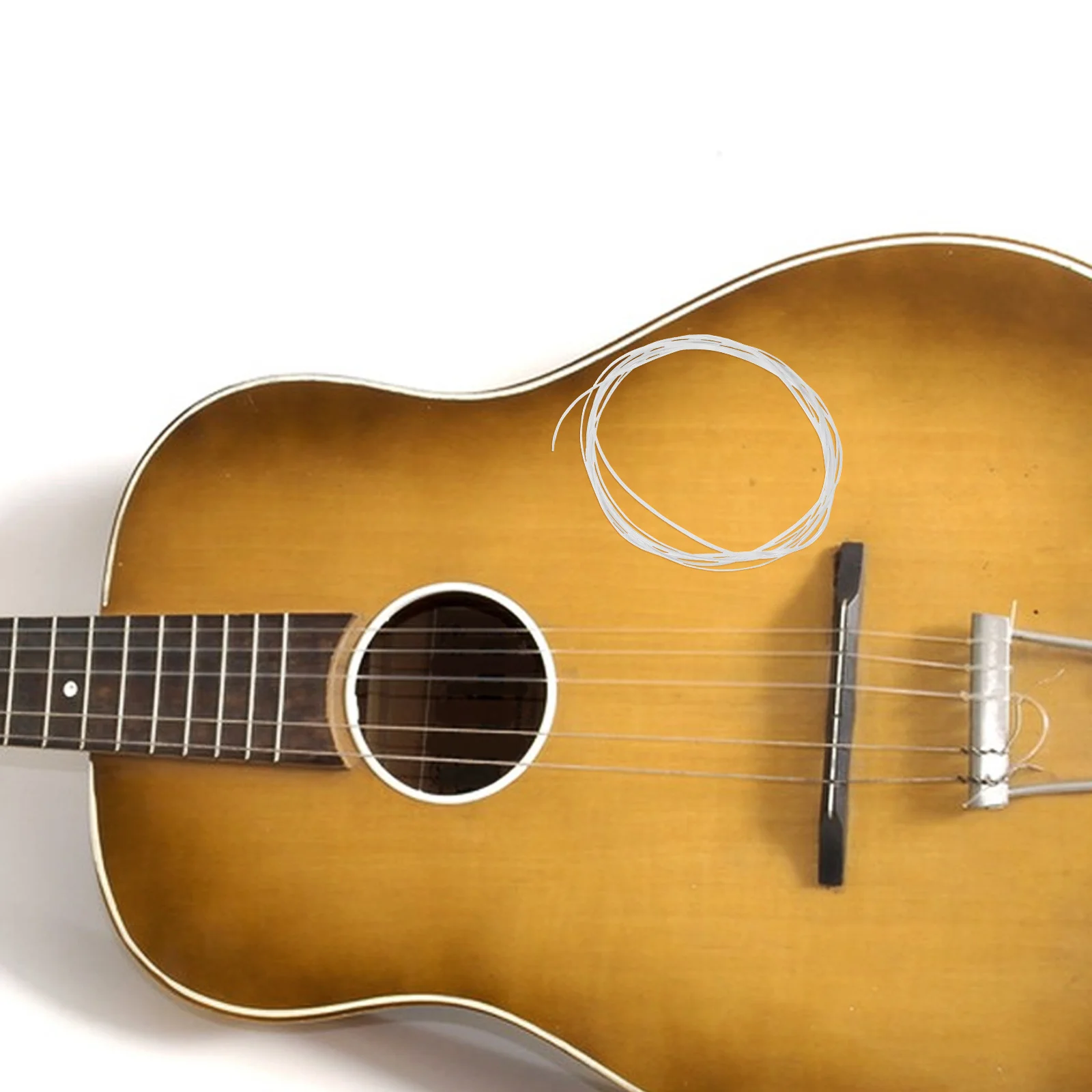 

4Pcs 1650x1x0.5mm Acoustic Classical Guitar Binding Strip White Plastic Soundboard Inlay DIY Installation Classical Guitar Parts