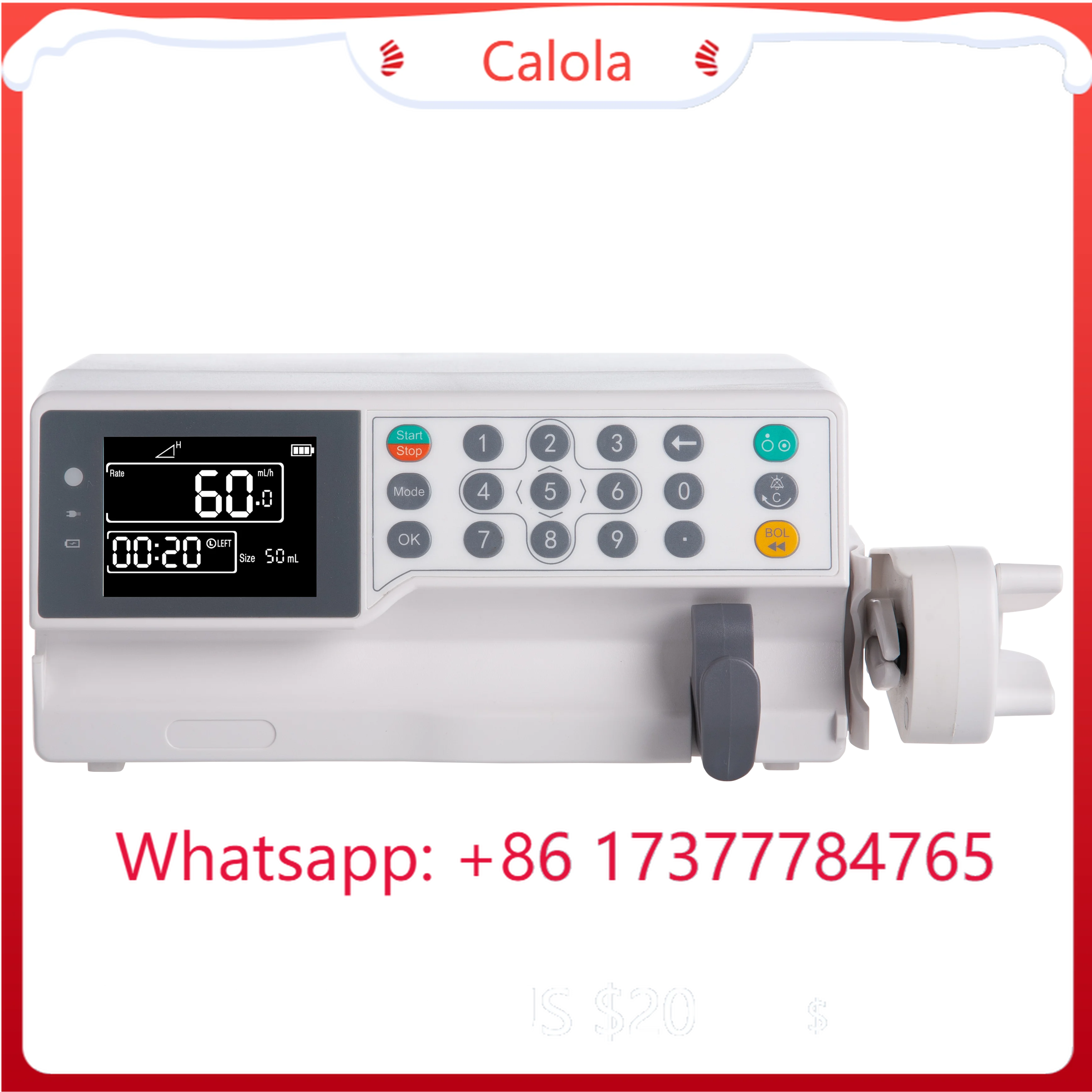 QD-MS51 CE Certified Digital Pump Multi-Channel High Precision IV Pump for Hospital Use