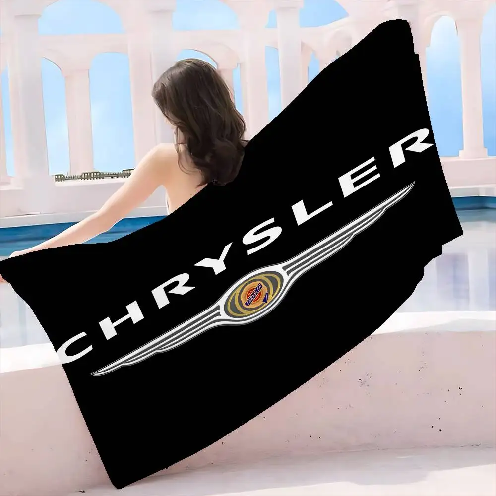 C-ChryslerS Bath Towel Microfiber Soft Water Absorbing Breathable For Girl Kids Decorative Cartoon Beach Towel