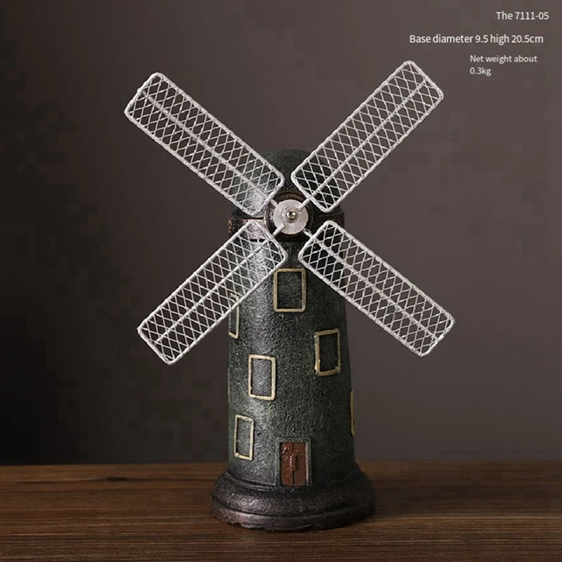 Money Box Resin Piggy Bank Retro Savingbox Retro Saving Pot Windmill Crafts Netherlands Resin Crafts Resin Savingbox,A-2 Durable