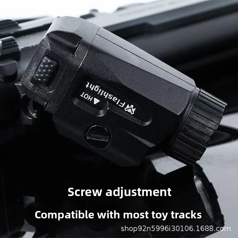 20mm Rail Mount Mini LED Flashlight Built-in 500mAh Battery Type-C USB Rechargeable Portable Outdoor Lighting