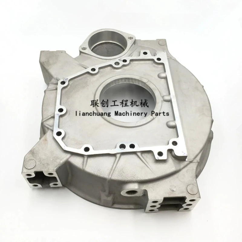 For Liugong CLG 907 908 Yuchai 60 85Fly Wheel Casing Cover Cummins B3 3Engine Fly Wheel Casing Aluminum Cover Excavator