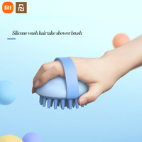 Xiaomi Youpin Silicone Shampoo Brush Safety Baby Soft Hair Shampoo Brush Adult Bath Home Bath Shampoo Magic Tool Massage Brush