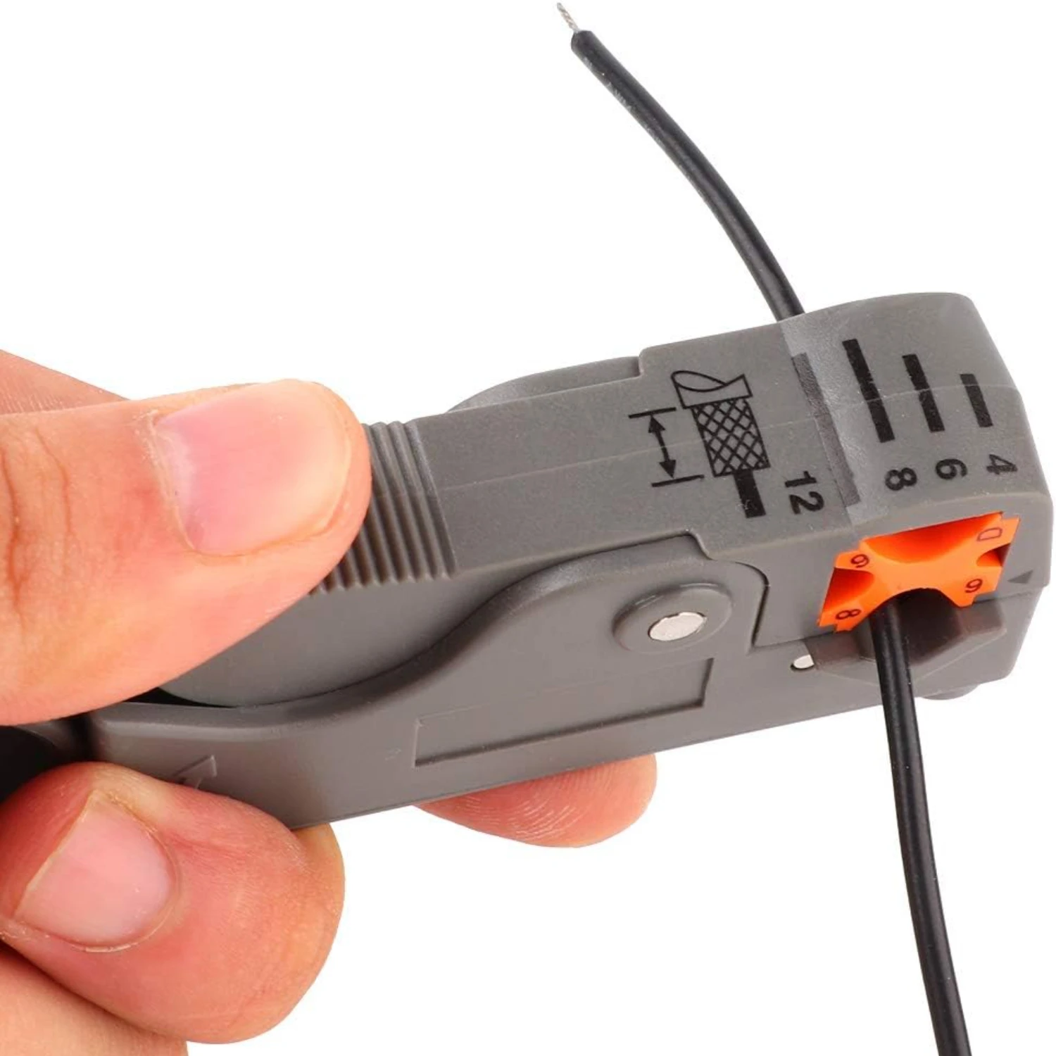 

Efficient and Fast Coaxial Cable Wire Stripper - Handy and Precise Precision Crimping Tool for Easy Cable TV Installation - Idea