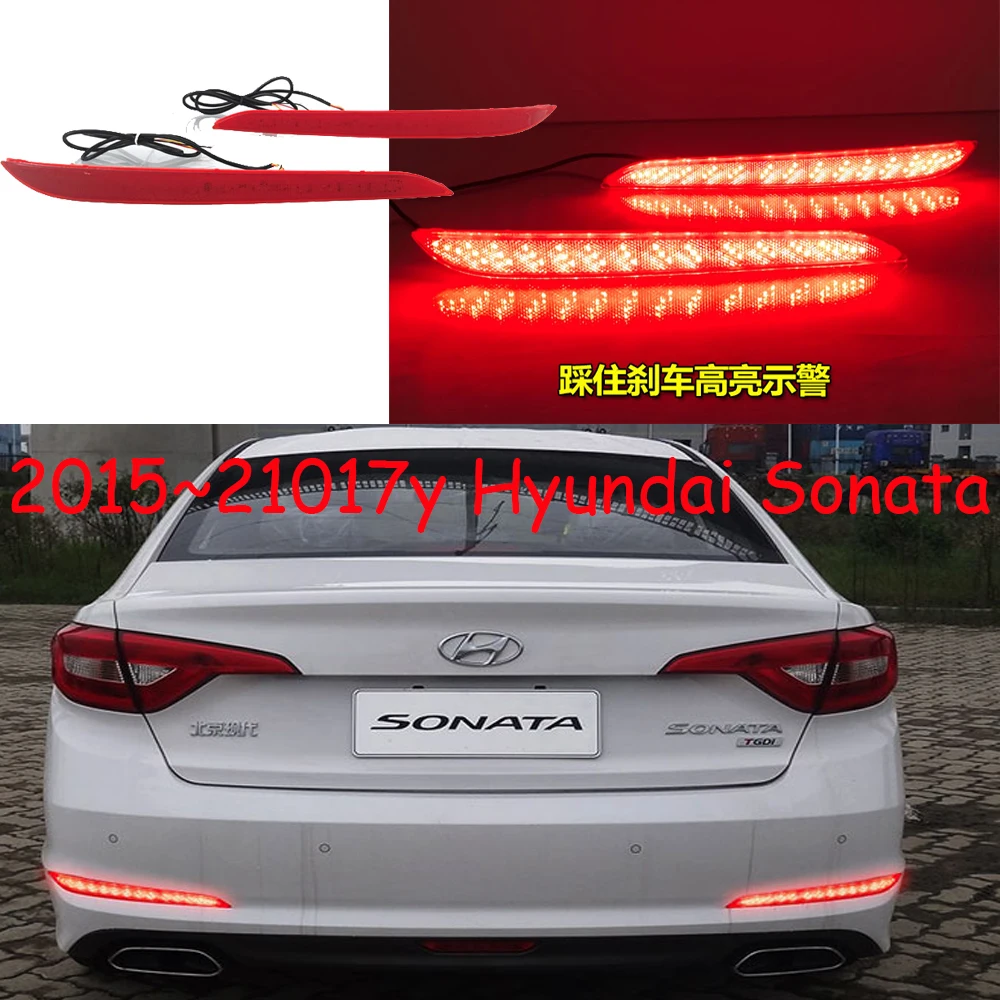 

Car accessories bupmer tail light for Hyundai sonata 9th taillight rear light LED 2015~2017y for Hyundai Sonata fog lamp