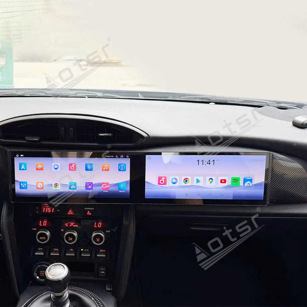Dual 10.25 Inch Android 14 Car Multimedia Player GPS Navigation For Toyota GT86 Subaru BRZ 2012‑2019 Wireless CarPlay Head Unit