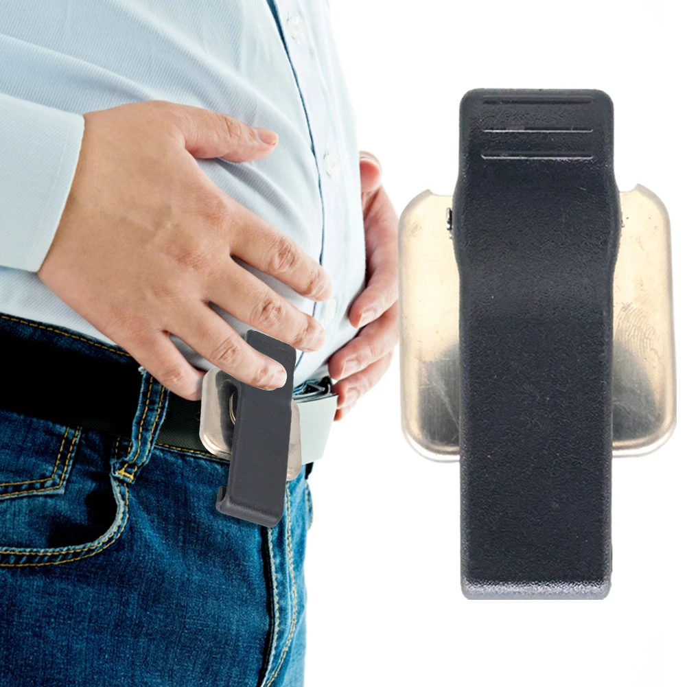 2pcs Battery Belt Clips Radio Plastic Clip for MOTOROLA PMNN4440 Two Way Radio Walkie Talkie Waist Clip Spare Part