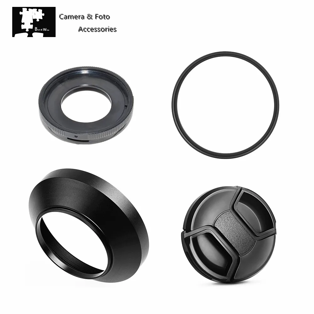 40.5mm UV Filter Metal Lens Hood Cap Adapter Ring For Olympus TG-7 TG-6 TG-5 TG-4 TG-3 TG-2 TG-1 TG7 TG6 TG5 TG4 TG3 TG2 Camera